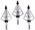 Allen 14625 Optimus Broadhead Stainless Steel Blades Silver 3 Pack