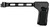SB Tactical FS1913-01-SB FS1913-01-SB Side Folding Black Synthetic with 9.60" OAL & Nylon Strap for AR-Platform with 1913 Picatinny Rail (Tube Not Included)