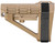 SB Tactical SBA4X02SB SBA4 X Synthetic Flat Dark Earth 5-Position Adjustable for AR-Platform (Tube Not Included)