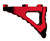 Rise Armament RA030RR M-LOK Skeletonized Micro Hand Stop Red Anodized Aluminum