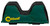 Caldwell 263234 Universal Front Rest Bag Filled Green w/Black Accents 600D Polyester w/Leather Padding