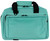 US PeaceKeeper P21102 Mini Range Bag Water Resistant Robin's Egg Blue 600D Polyester with 8 Mag Pockets, Lockable Zippers & Wraparound Handles 12.75" L x 8.75" H x 3" D Exterior Dimensions