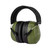 Radians DUHIHPGRBX High Performance Earmuff Over the Head Black/Green