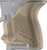 Hogue 18123 HandAll Beavertail Grip Sleeve made of Rubber with Textured Flat Dark Earth Finish for Ruger LCP II