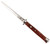 Steel River Knives CIRWD Spartan 6" Italian Dagger Polished Blade 7" Red Wood Handle Side Open