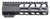 Battle Arms Development BAD-WH6.7-MLOK Workhorse Handguard 6.70" M-LOK, Free-Floating Style Made of 6061-T6 Aluminum with Black Anodized Finish for AR-15, AR-10
