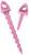 Targettack Llc Targettack Pink Polycarbonate Plastic 1"/3" For Paper/Vinyl Targets 12 Pack *Variety