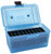 MTM Case-Gard H50RM24 Deluxe Ammo Box Rifle Clear Blue Polypropylene 50rd