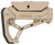 FAB Defense GL-Core CP FDE Buttstock AR-15/M4 Adjustable Cheek-Rest Fiberglass Reinforced Polymer