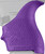 Hogue 18206 HandAll Beavertail Grip Sleeve Textured Purple Rubber for Glock 42, 43