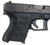 Talon 116R Glock Gen4 26/27/28/33/39 Adhesive Rubber Grip No Backstrap, Black