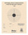 Daisy 408 NRA 5-Meter Target Air Rifle Bullseye Hanging Paper 5 Meters Air Rifle Black/White 50 Per Pkg