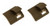 Weaver Short Locking Rail Panel Short - 1.6" Short 2 pk - Dark Earth