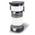 Police Security MORF 380-Lumen 2-in-1 Outdoor Lantern Black