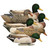 Higdon Outdoors Magnum Mallard Duck Decoys Flocked Heads 6-Piece Pack