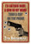 RIVERS EDGE TIN SIGN 12"X17" "I'D RATHER HAVE A GUN"
