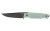 KA-BAR Knives Apex, Fixed Blade Knife, 3.9" Clip Point Blade, 8.43" Overall Length, D2 Blade Steel, Plain Edge, Matte Finish, Black, Green Glass Filled Nylon Handle, Includes Sheath 5500