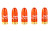 Tipton Snap Caps, Translucent Red, 380ACP, 5-Pack 337377
