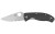 Spyderco Tenacious, 3.39" Folding Knife, 8Cr13MoV/Satin, Combo, Circle Thumb Hole/Pocket Clip, Black G10, Box C122GPS