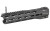 Strike Industries 11" Gridlok LITE AR Rifle Rail, 1-Piece Free Float, M-LOK, Flip-Up BUIS, Black