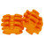 Limbsaver Super Quad Bow Limb Noise Dampeners Orange 2 pk.