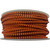BCY 24 Braided Polyester D-Loop Material Flo Orange/Black 1m