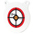 EzAim Steel Gong Range Target 8 in. AR500