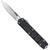 CobraTec Medium Enforcer OTF Knife Black M390 Drop Point Blade