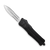 CobraTec Large Black OTF Dagger Both-Sides Serrated Knife