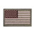 Morale Flag Patch US Flag Flat Dark Earth Velcro Backing