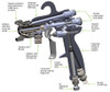 Binks Pressure Feed Spray Gun 2100