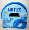 Airflex 10m Hybrid Air Hose 9.5mm with NKC Hi-Flo Fittings - Blue Kink-Resistant Hose