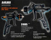 DeVilbiss DV1 Basecoat & Clearcoat Limited Edition Spray Gun Kit 1.2 & 1.3