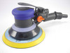 Central vacuum hose attachment on Gison 6-inch air sander