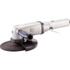 Gison GP-831LN 7-inch (180mm) pneumatic angle grinder with safety guard and auxiliary side handle.
