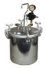 YD-10L 10 Litre industrial paint pressure pot with dual air regulators