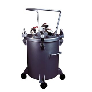 YD-60E 60 Litre industrial paint pressure pot with heavy-duty casters