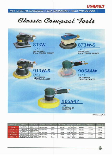 873W-5 Compact 5" Wet/Dry Sander