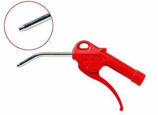 WL Air Boy Red Duster Gun with 100mm bent nozzle for workshop cleaning