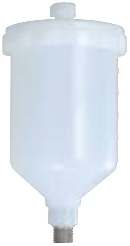 Meiji 6CP 600ml Plastic Gravity Cup for Spray Guns