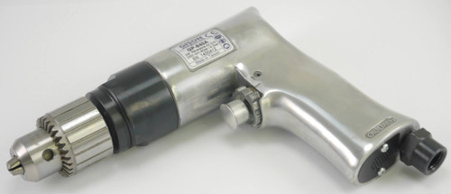 Gison GP-840A air drill used for drilling steel plate in a workshop