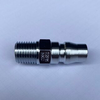 NKC Y-NL22PM 1/4 inch Male BSP Hi-Flo Air Plug - Made in Japan