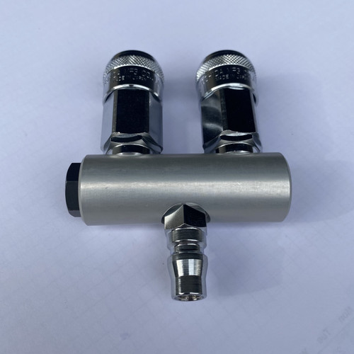 NKC Y-YNLP2 2-Pass Air Manifold with Hi-Flo Quick Touch Couplers - Japan Made