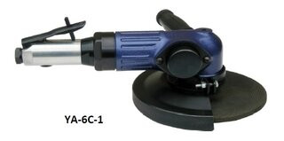 Yoshida YA-6C-1 7 inch pneumatic angle grinder with roll throttle and 180mm wheel guard