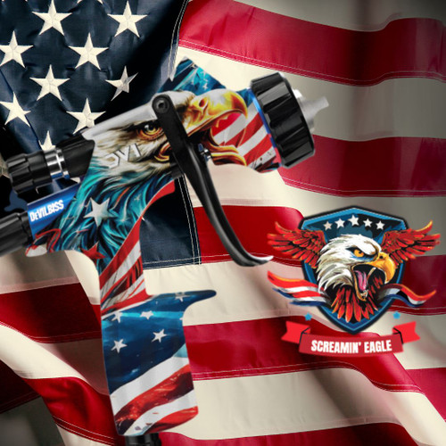 DeVilbiss Limited Edition Eagle Design Professional Paint Gun