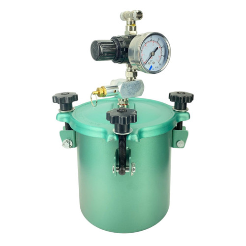 AA-2.5L 2.5 Litre Paint Pressure Pot with integrated regulator and air gauge