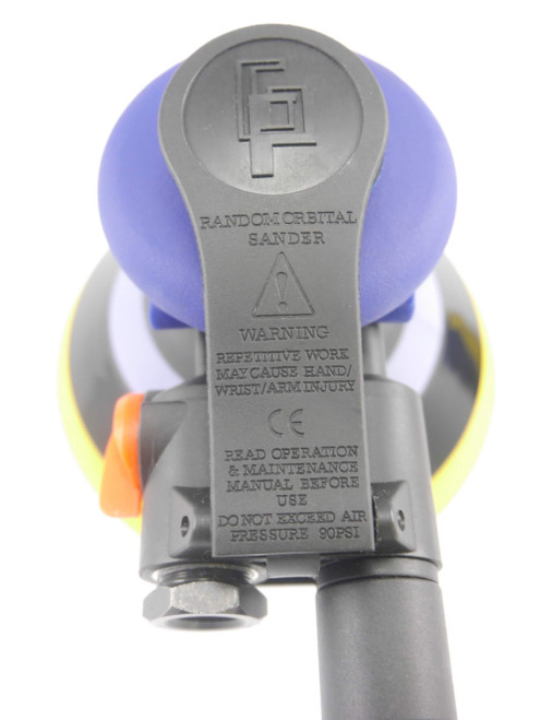 Gison air sander speed regulator and ergonomic palm grip