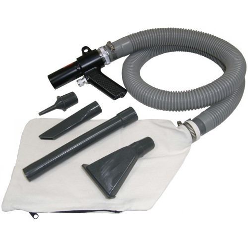 Gison GP-405B Pneumatic Air Vacuum and Blow Gun Kit with accessories