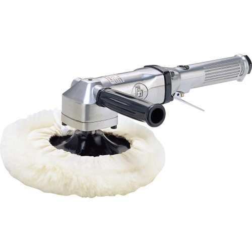 Gison GP-830 7-inch industrial pneumatic air angle polisher for large scale metal finishing
