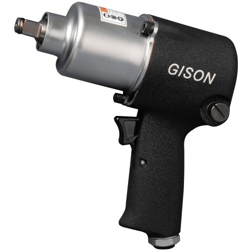 Gison GW-19J 1/2-inch twin-hammer air impact wrench for heavy-duty automotive and industrial service.